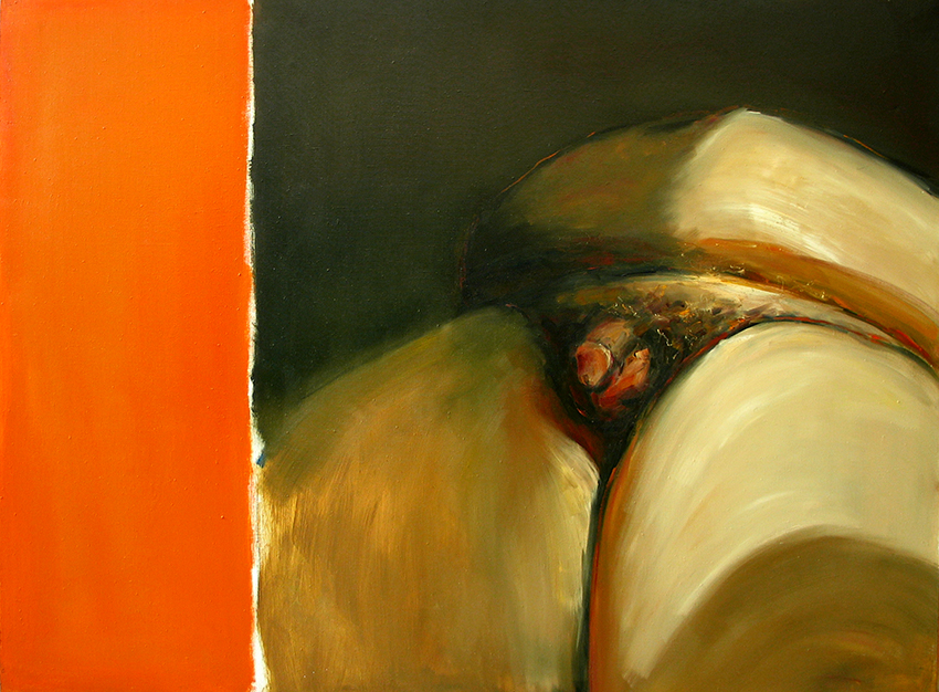 Nude #1,Painting of a Large nude male figure